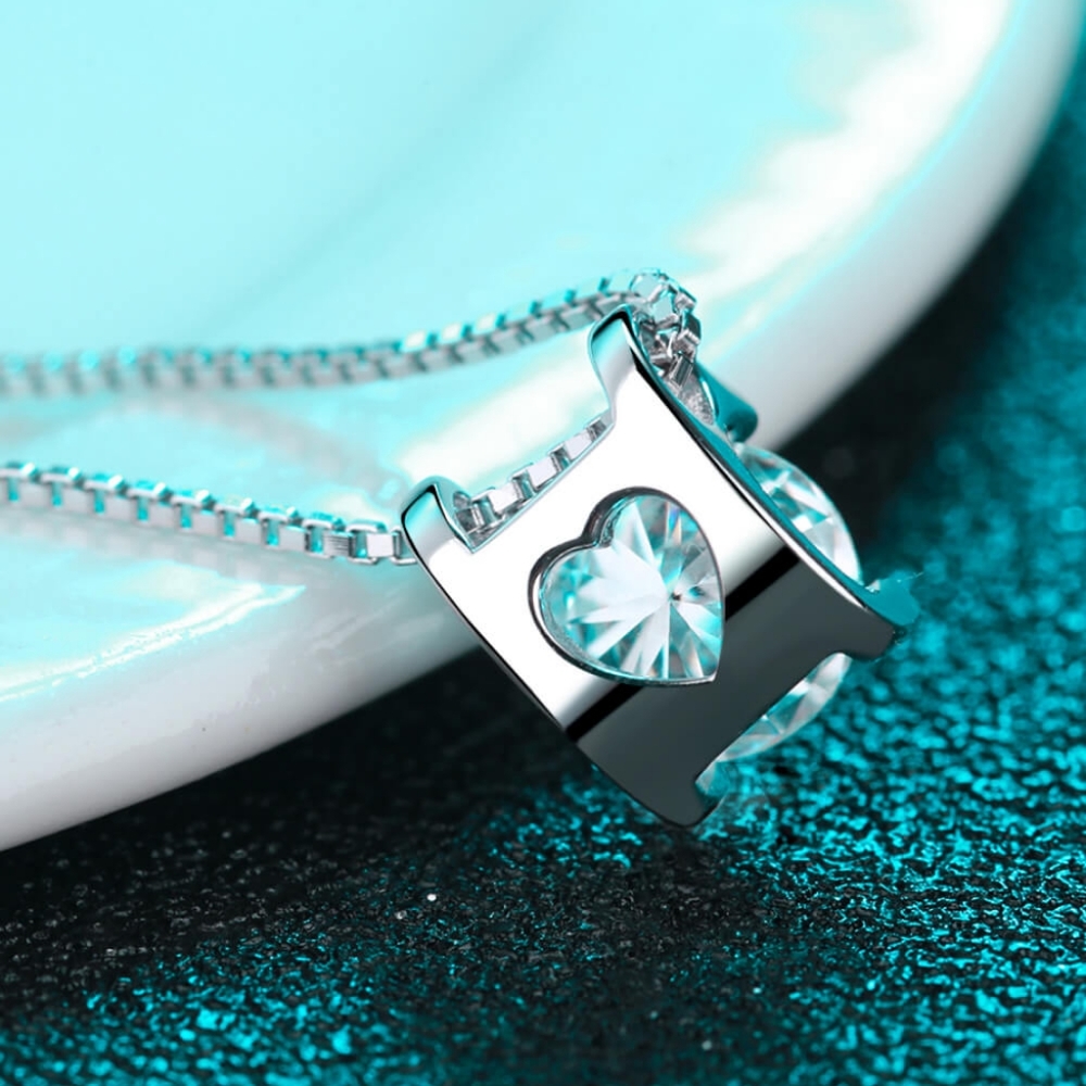 1 Carat Moissanite Necklace - Picture 3 of 5